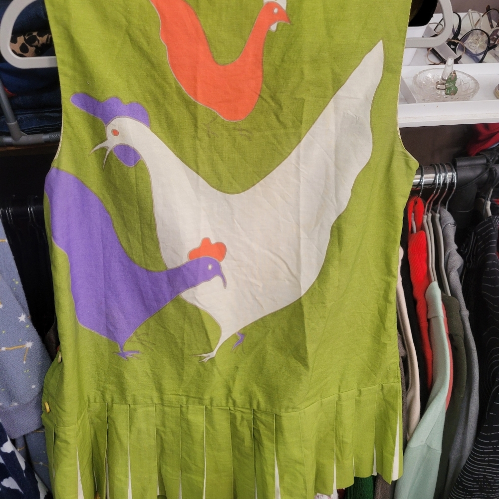Vintage 1950/60s Jantzen JR Novelty Chicken Top - Picture 2 of 3